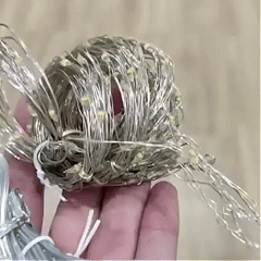 Waterproof LED Curtain String Lights