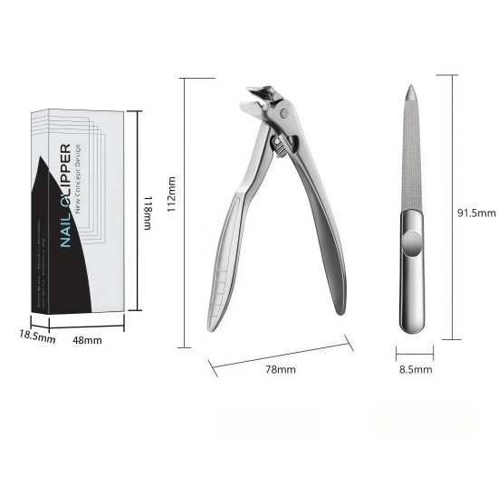 ๐35K+ SOLD! ๐ฅณโ๏ธ Black Curved Nail Clipper โ Ergonomic & Easy for Seniors ๐ค๐๏ธ