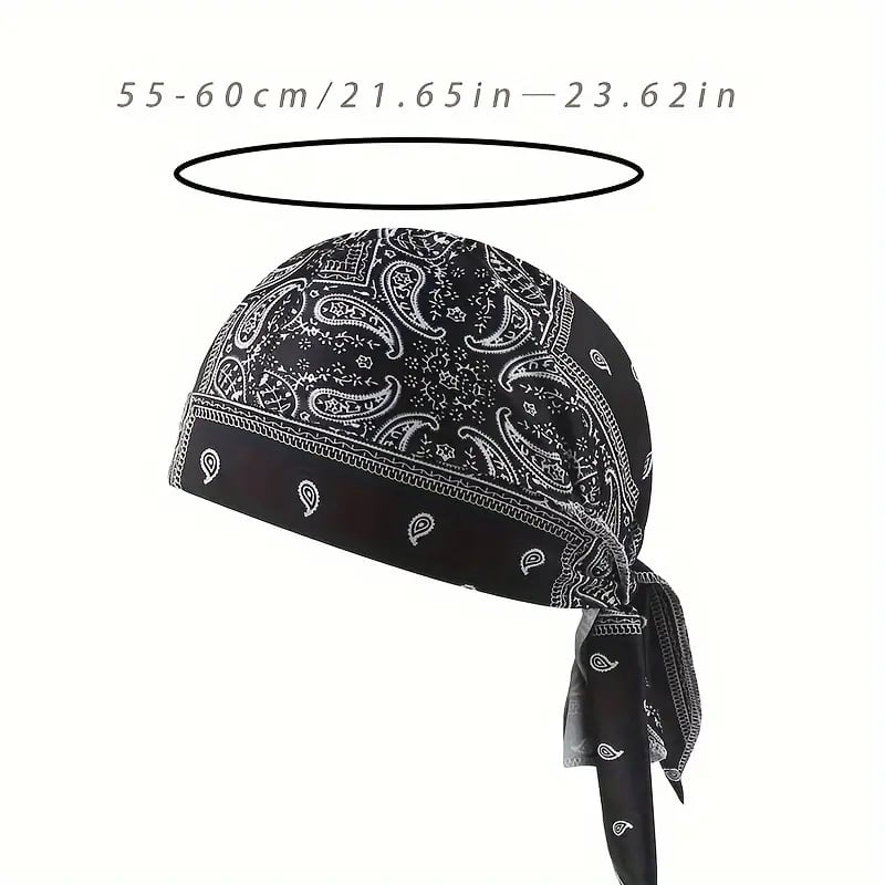 Gorro refrescante tipo pañuelo Paisley