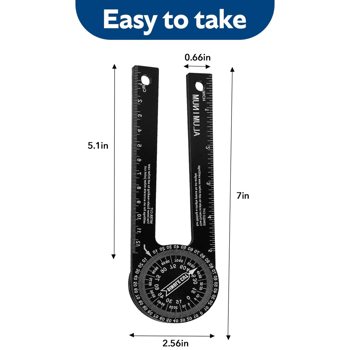 📏Aluminum Miter Saw Protractor