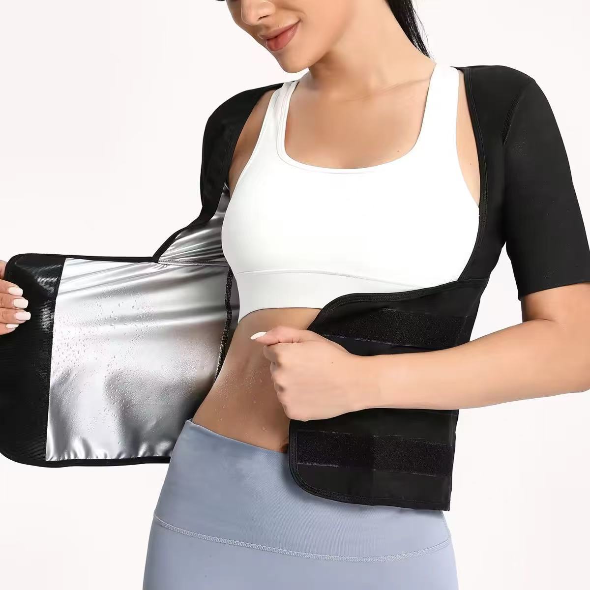 Women's Zip-Up Compression Shapewear Vest - Athletic Active Tops 🏋️♀️