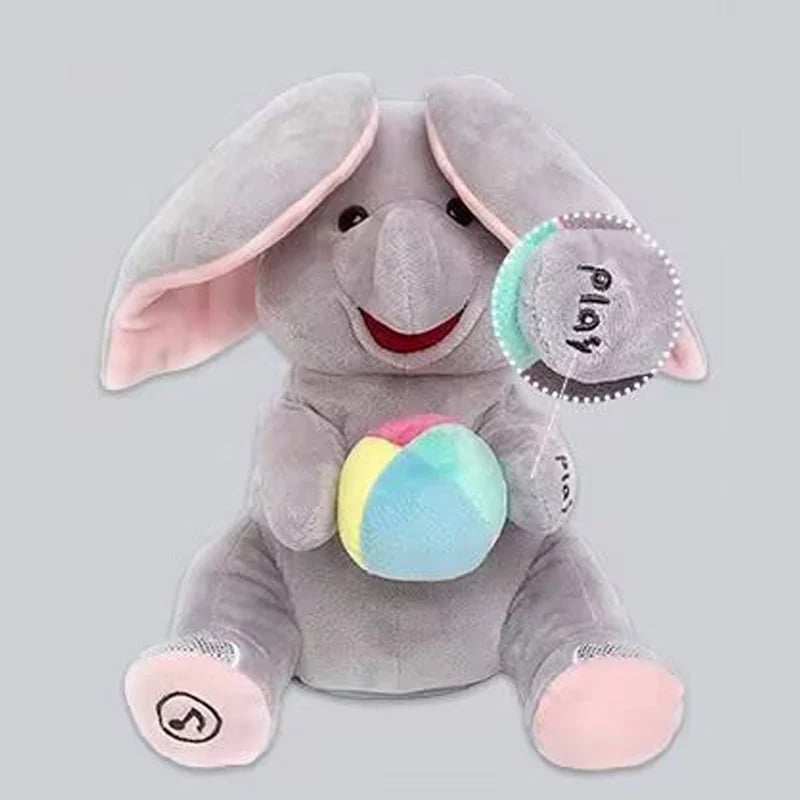 💯Cute Hide And Seek Elephant Plush Doll