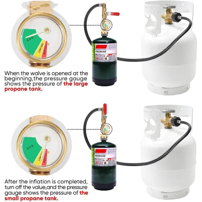✨36 Inch Propane Gas Tank Adapter Connector