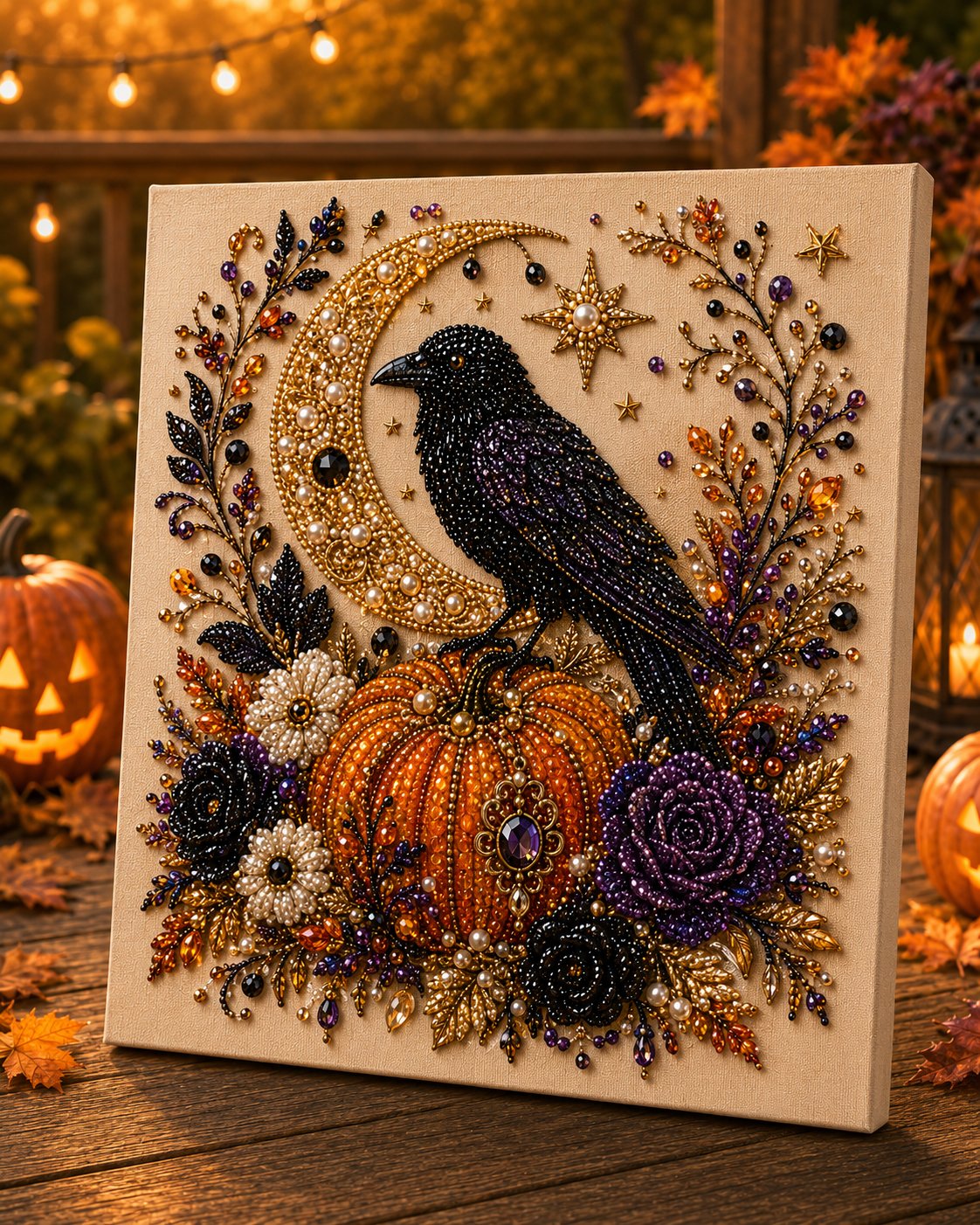 💥 Último día 49% DE DESCUENTO – 👻✨ Kit DIY de arte con perlas de Halloween – ¡Convierte pequeñas perlas en magia espeluznante y adorable!