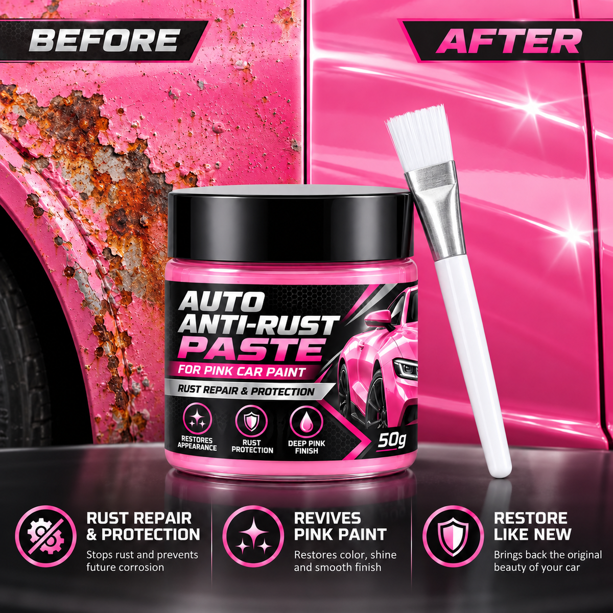 🔥Limited Time Promotion 50% OFF🔥Car Metal Rust Repair Paste