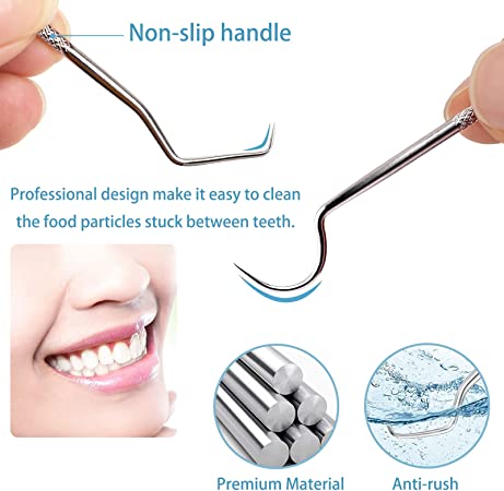 🔥 50% OFF Today! Reusable Stainless Steel Toothpick Set 🦷 Durable & Hygienic