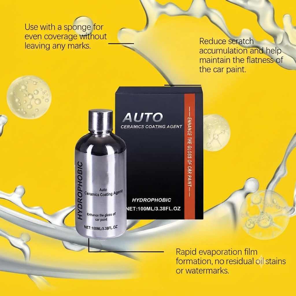 Auto Ceramics Coating Light Ceramic Coating for Cars, Long-Lasting Shine & Protection, Easy to Apply