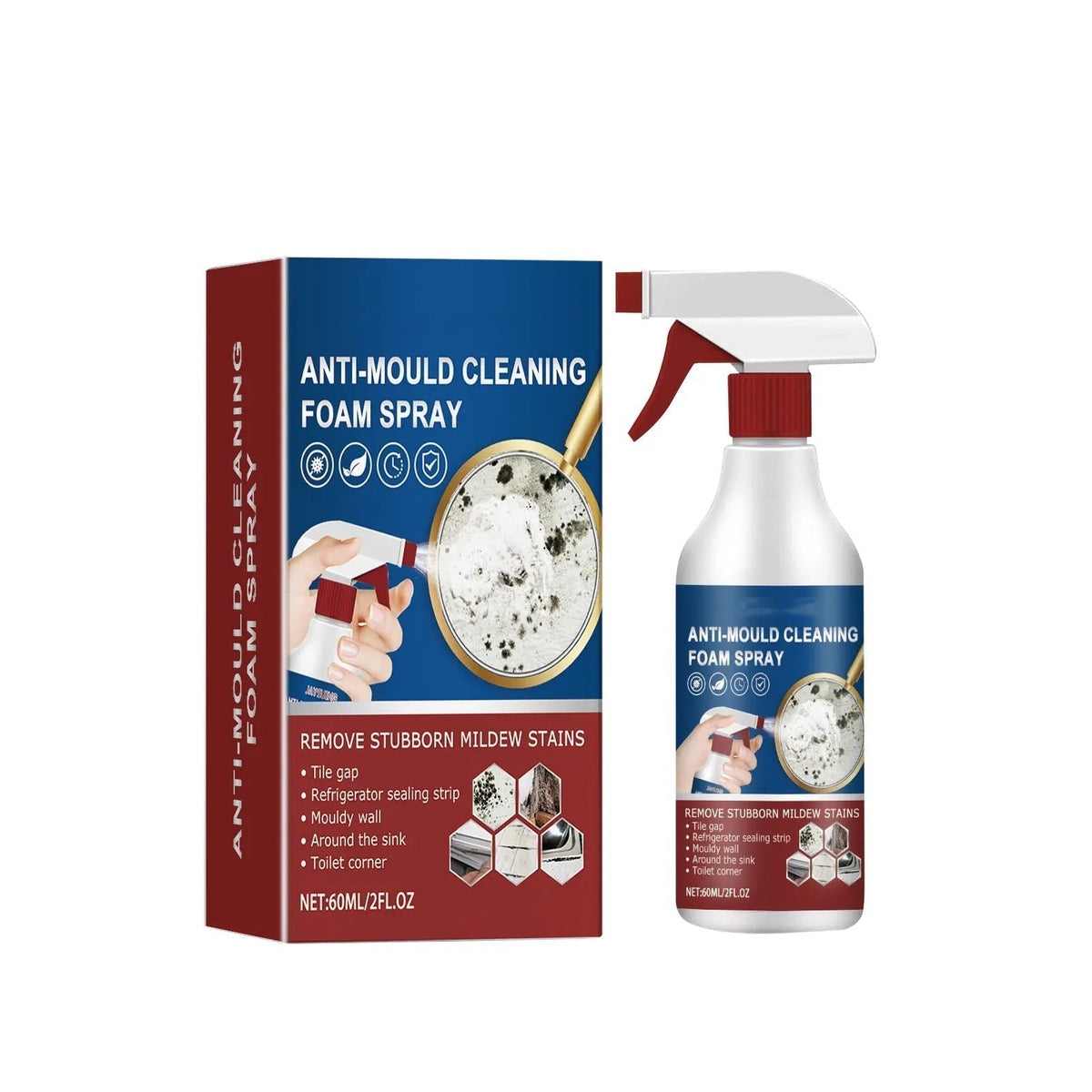 📢📢BUY 1 GET 1 FREE ⏰Magic anti-mildew magic!🌟Anti-Mould Cleaning Foam Spray