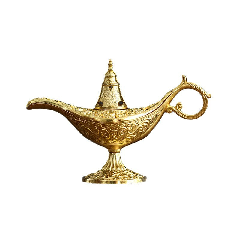 🔥Vintage Aladdin Genie Lamp Incense Holder