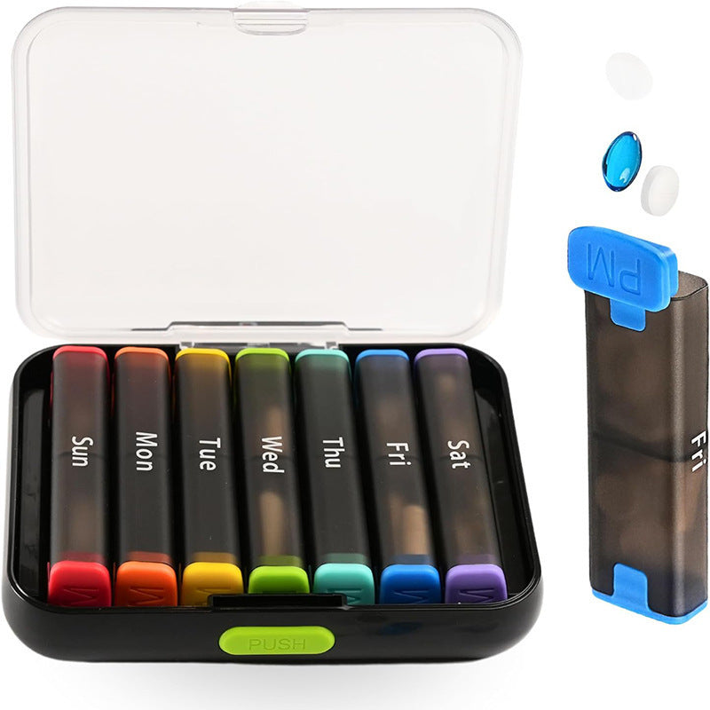 💊 7-Day Jumbo Pill Organizer – Large Capacity Vitamin & Supplement Case