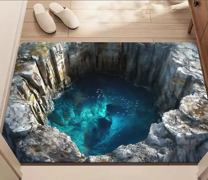 ✨Endless Abyss Illusion Doormat – Mind-Bending 3D Visual Effect