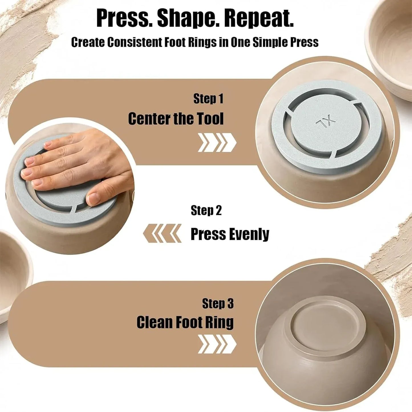 🔥Pottery Foot Ring Tool