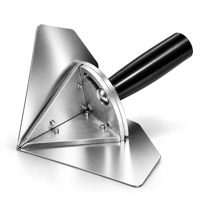 🏠 Corner Finishing Trowel – Stainless Steel Plaster & Putty Tool for Interior Wall Corners