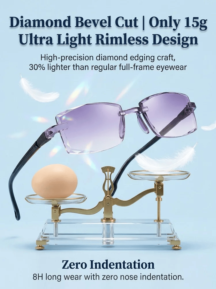 Rediscover Clear Vision – Smart Zoom Diamond-Cut Reading Glasses