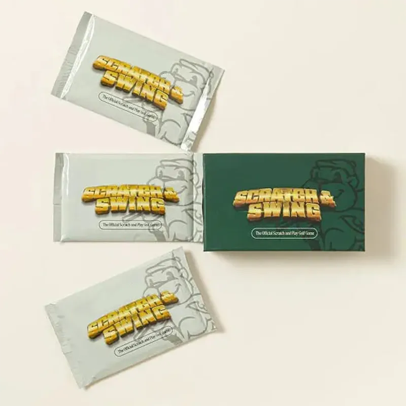 ⛳🏌️♂️ Scratch & Swing – The Ultimate Scratch-Off Golf Card Game (3 Decks / 57 Challenges)