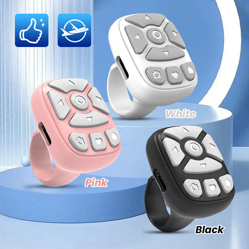๐ฎ Bluetooth Ring Remote Control โ One-Click Phone Control for Videos, Selfies & More โจ