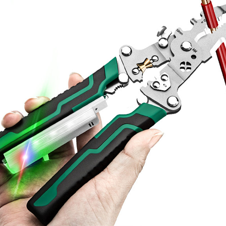 🔥Last day of the limited-time 50% off sale🔥👷♂️Multifunctional Foldable Wire Stripping Scissors with Electrical Test👷♂️