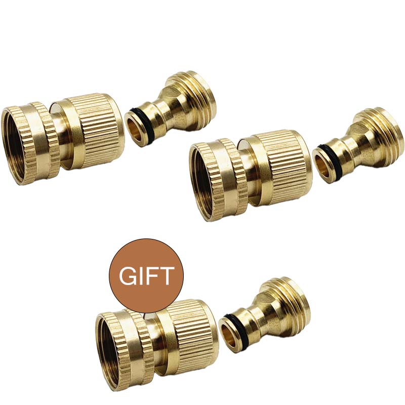 π©50% OFF! β¨ 3/4" Brass Quick Connect Fitting β Rust-Proof, Leak-Free, Universal π§