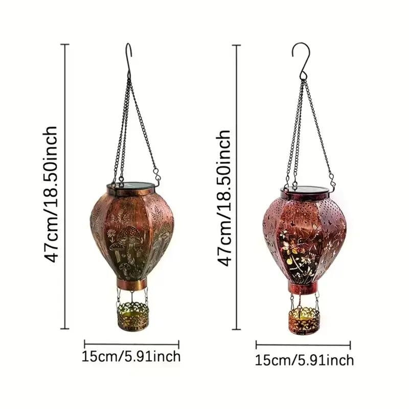 📢📢50% OFF !! ⏰Solar-Powered Hot Air Balloon Lantern