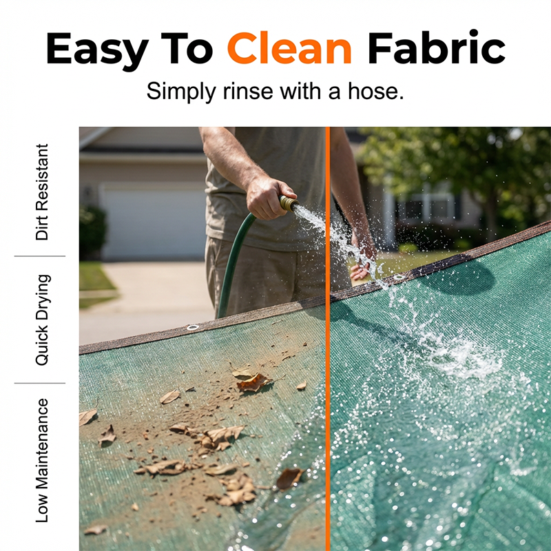 ☀️ 90% UV-Block Sunshade Cloth – HDPE Mesh, Reinforced Edges, for Garden & Patio 🌞