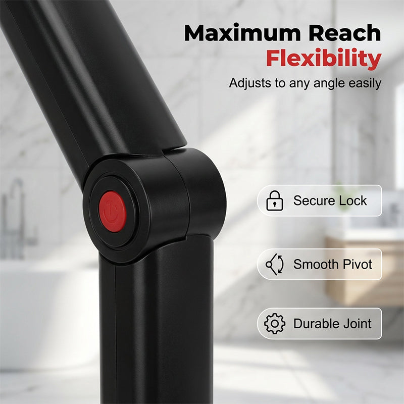 🪒💪 Reach-Anywhere Body Trimmer – Extendable handle, precision heads. Trim back, chest & legs yourself – no help needed! 🧔✨