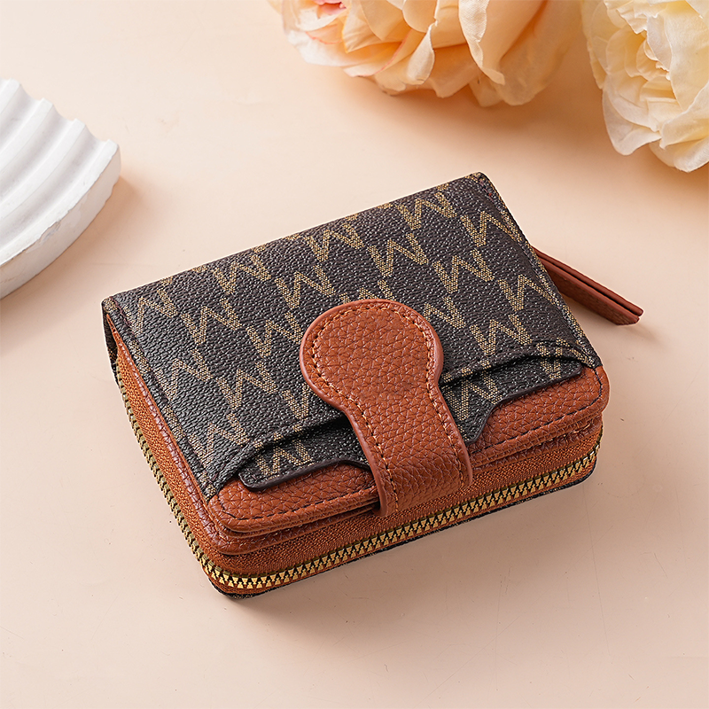 👝Elegante Cartera Corta Monogram para Mujer