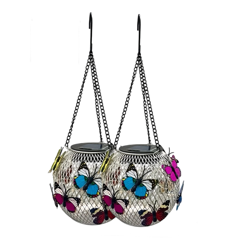 🔥Last Day 49% OFF -Iron Art Solar Hanging Light