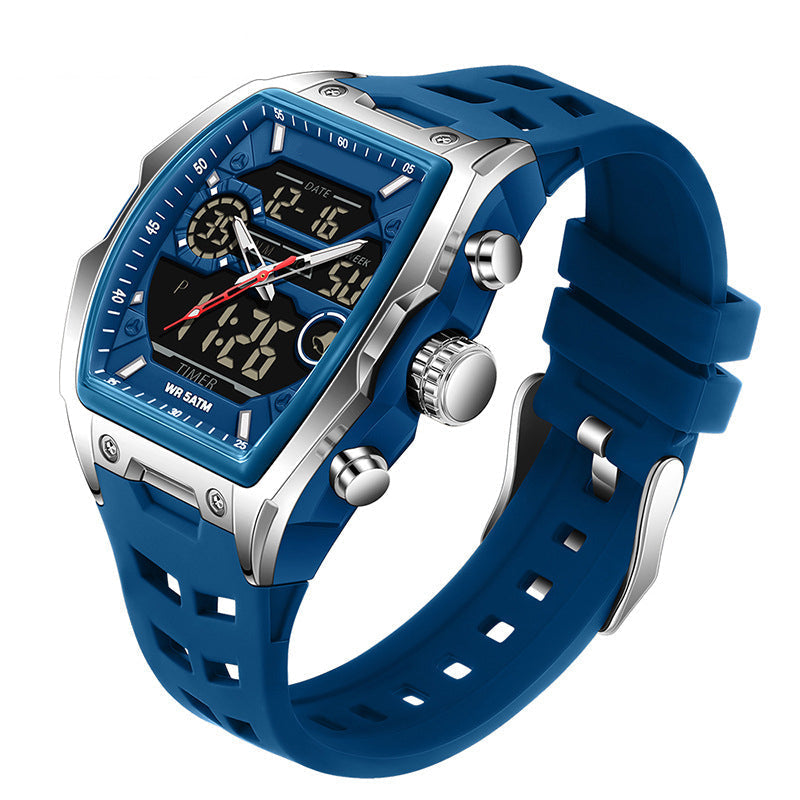⏳Time-Limited Special⏰Men's Dual Display Sports Watch – Analog-Digital Watch with Luminous Dial