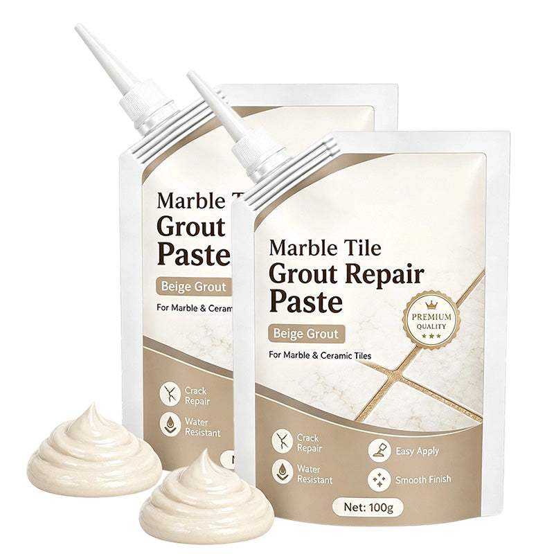 ๐ Beige Marble Tile Grout Repair Paste