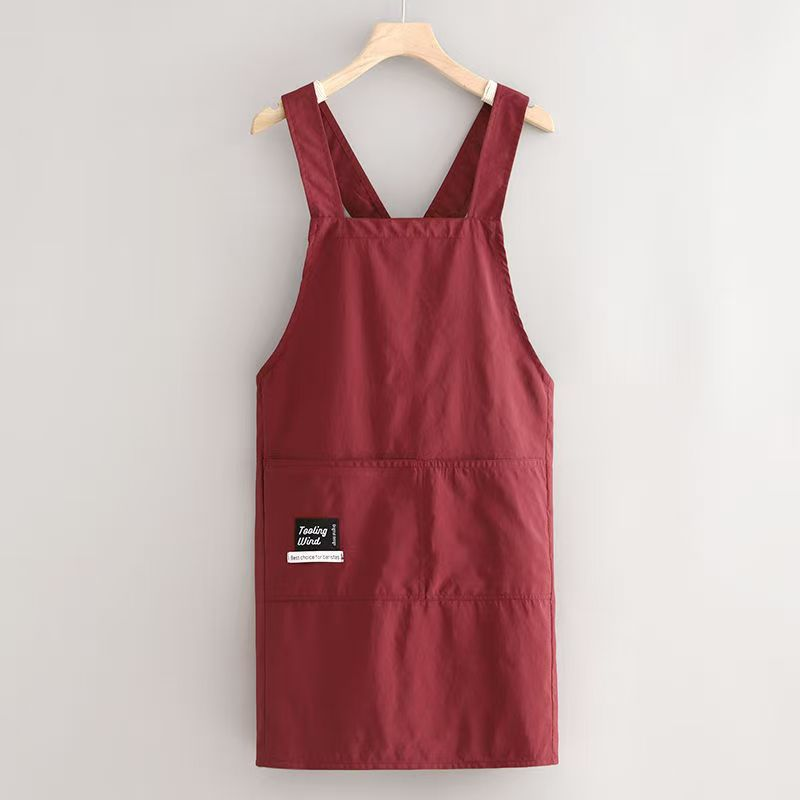 Criss-Cross Back Apron with Large Pocket