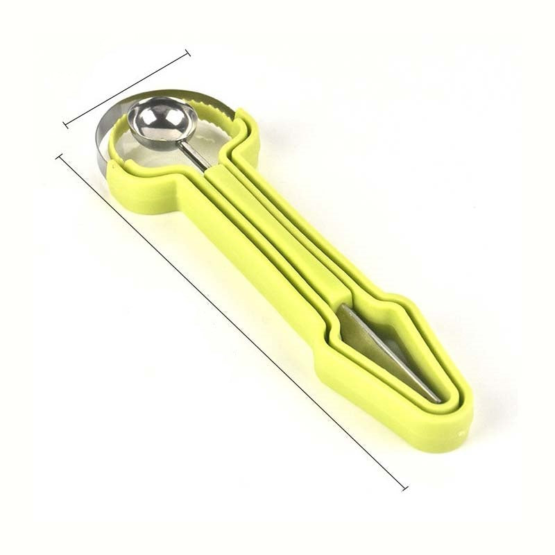 🐕2026 HOT SALE🥳💞50K+ SOLD! 🛡️3-in-1 Stainless Steel Melon Baller Scoop Tool Kit