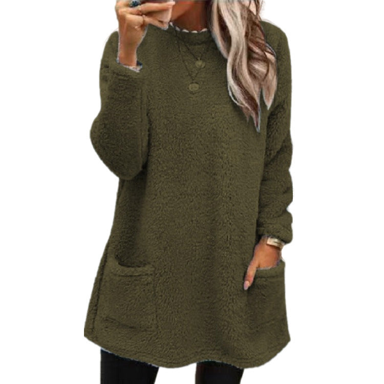 ⏳Limited Time-50% OFF!!✨👚Women's Warm Crew Neck Long Sleeve Top
