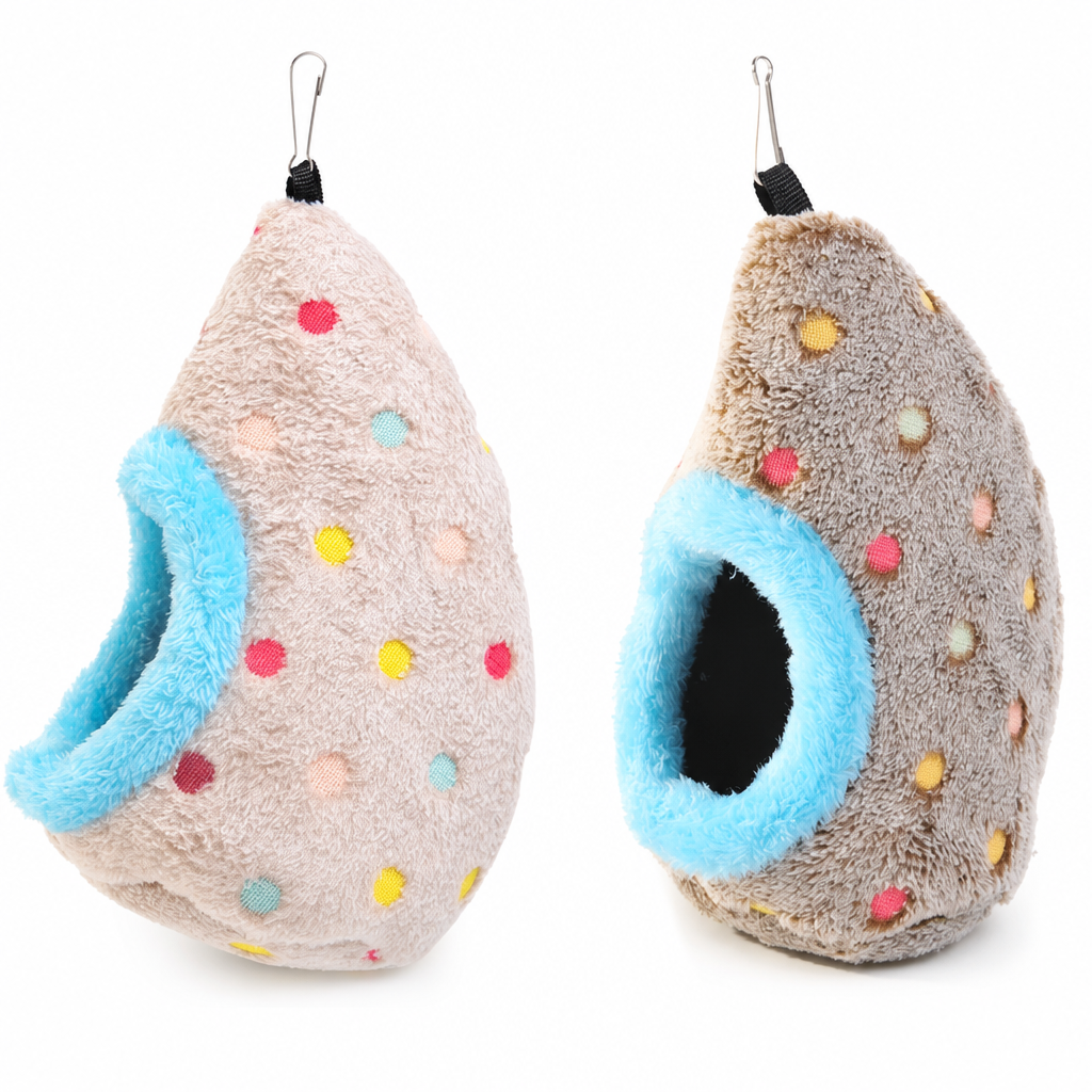 π₯ LIMITED-TIME 50% OFF! β‘ Hanging Cotton Bird Nest Hammock β Double-Layer Fleece Warm Cave For Small Birds β¨