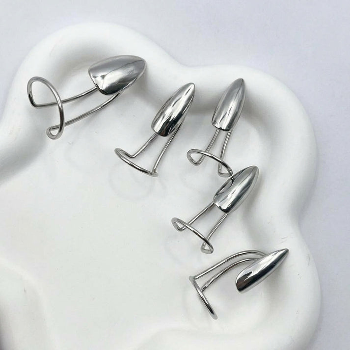 Metal Fingertip Nail Ring Fashion Jewelry Accessory