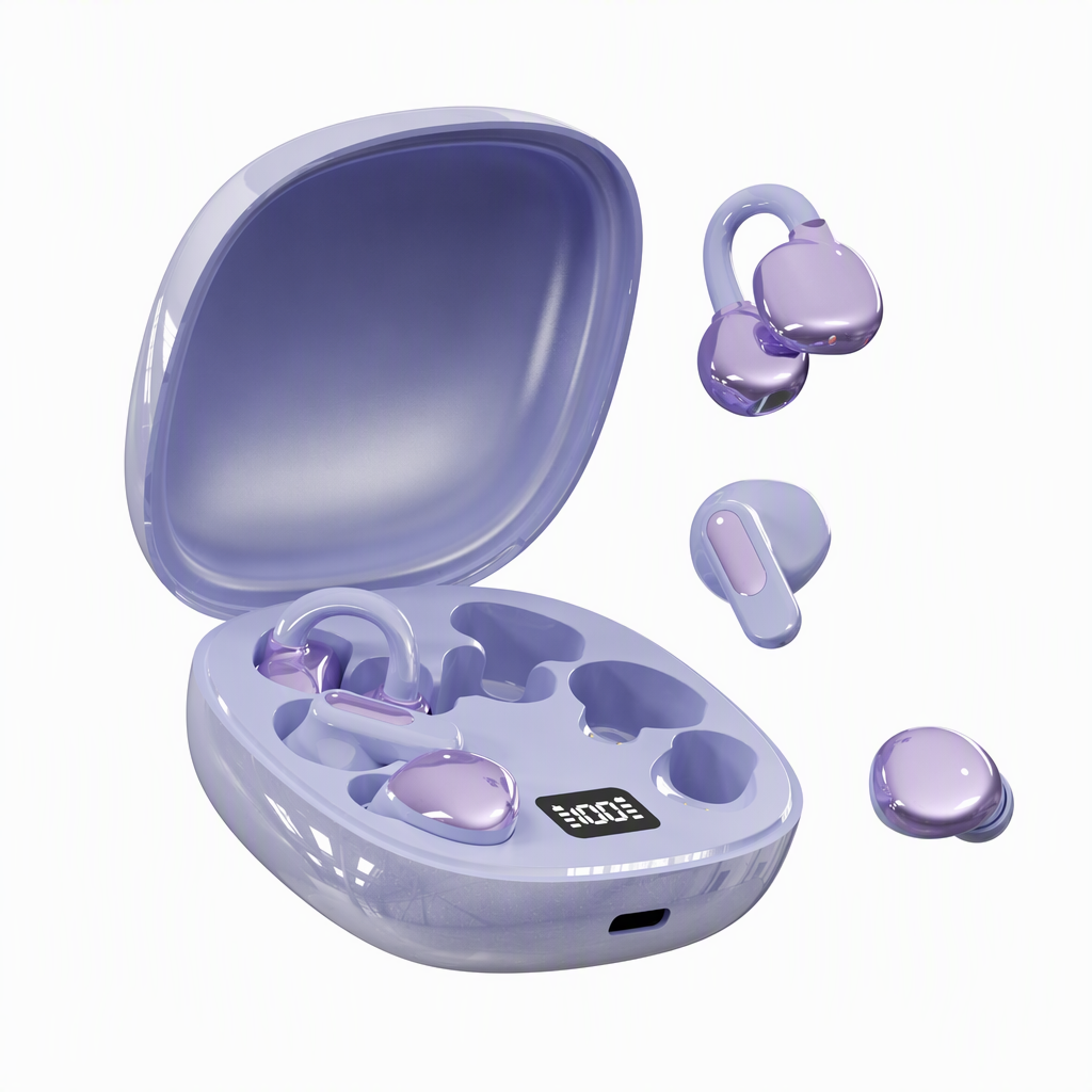 B115 3-in-1 Bluetooth Earphones ✨ Ear Clip · In-Ear · Sleep Modes | 🔇 Noise Cancelling | 🔋 Ultra Long Battery | 6 Pairs of Ear Tips Included