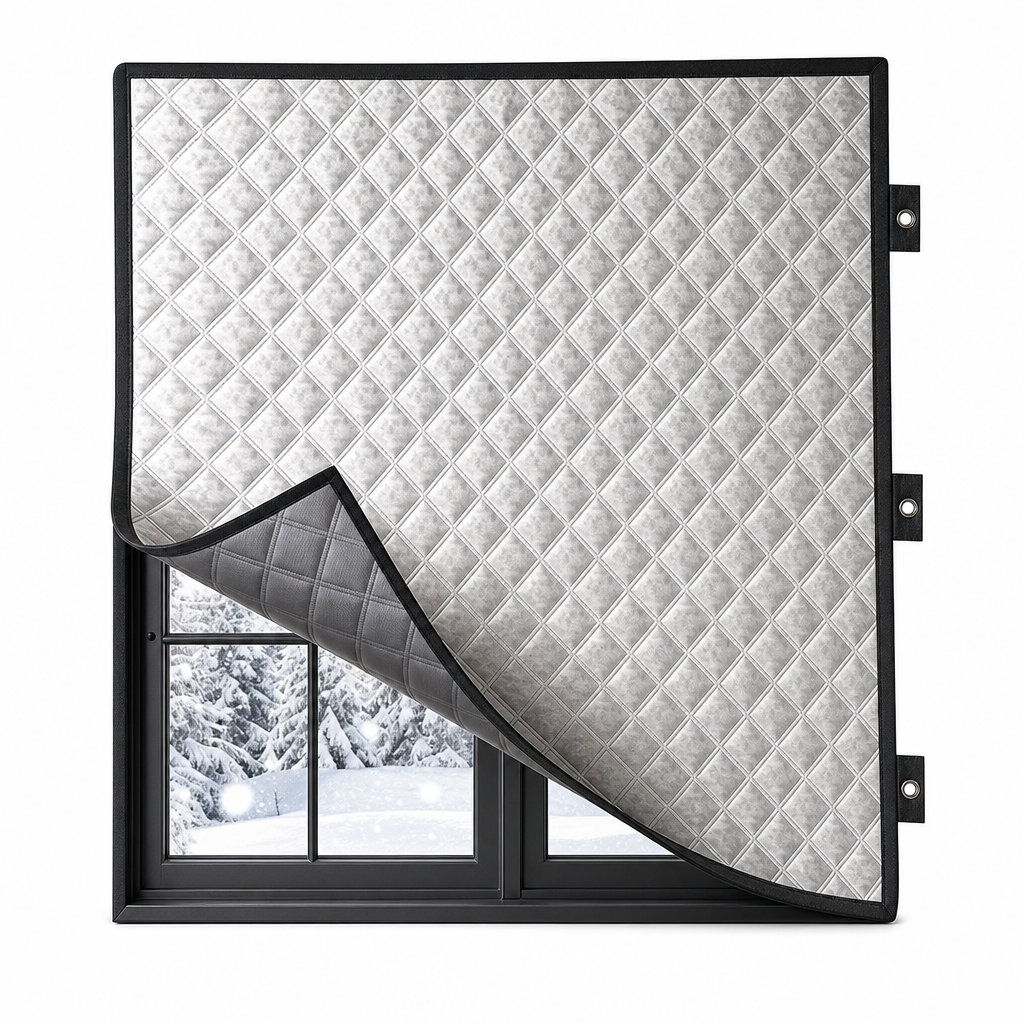 🎁Black Friday Sale - Limited time 49% OFF💥🏠Graphene Thermal Insulated Window Curtain for Winter Windproofing
