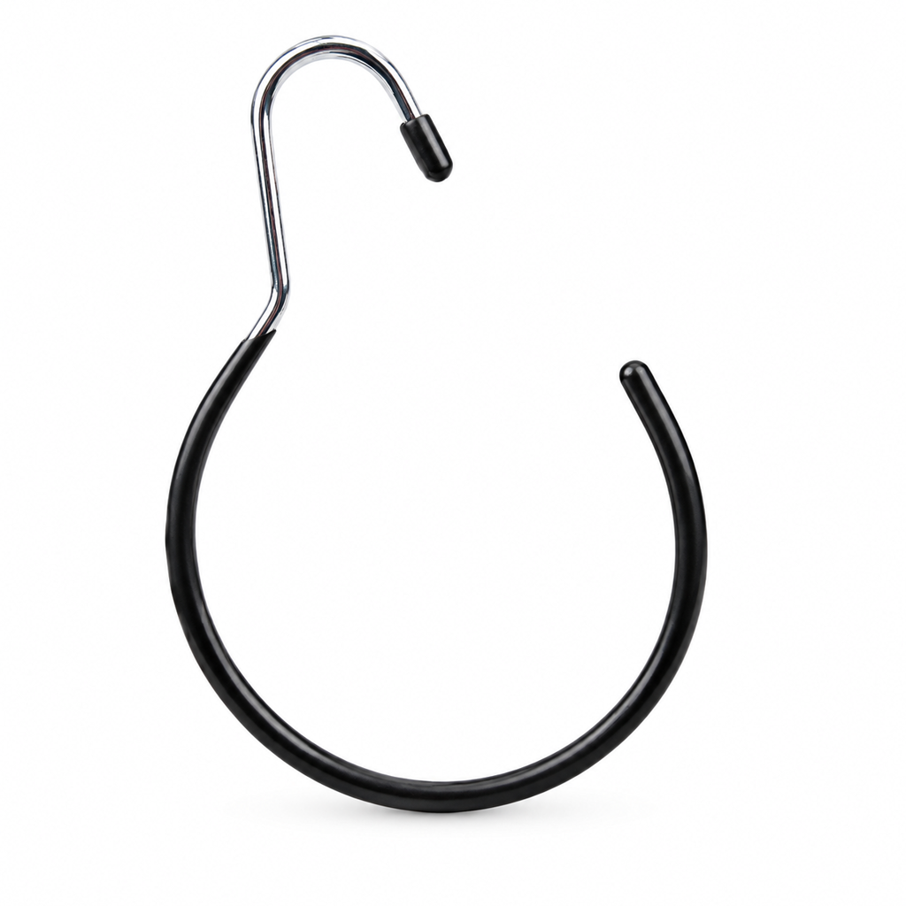 5 Pack Non-Slip Dipped Ring Scarf Hangers Multifunctional Household Organizers for Scarves Ties Belts and Towels