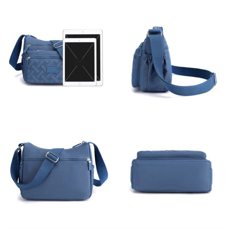 🔥Last Day Sale 60% Off👜Lightweight Waterproof Nylon Messenger Bag – Multi Compartments🎁