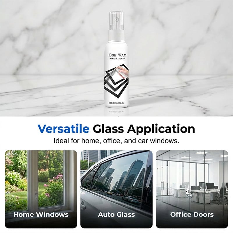 🪟  Reflective Window Spray | One-Way Mirror Privacy Shield for Home & Car