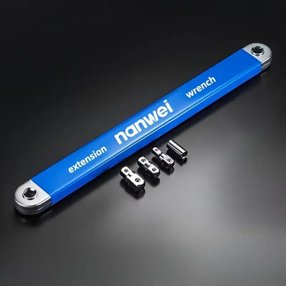 Offset Extension Wrench – Impact Ready with 1/4', 3/8' & 1/2' Adapters
