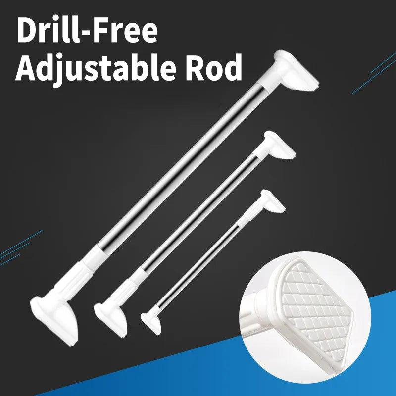 🔥Drill-Free Adjustable Rod