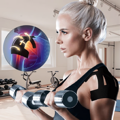 💥OFERTA FLASH 50% DE DESCUENTO🔥Cintas de Kinesiología Pre-Cortadas para Hombro Elásticas
