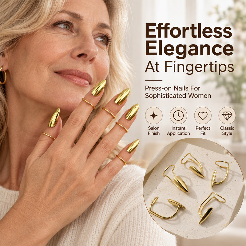 Metal Fingertip Nail Ring Fashion Jewelry Accessory