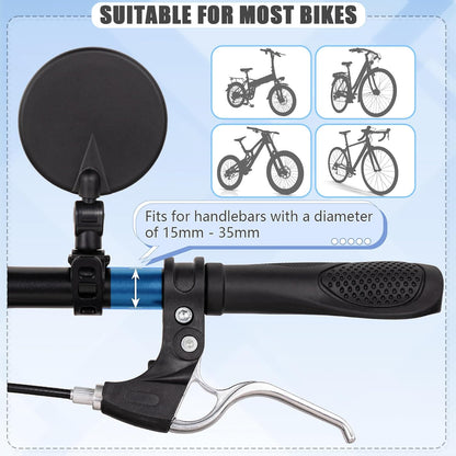 ✨Last Day 49% OFF - 2 Pcs Bike Mirror Handlebar Mount