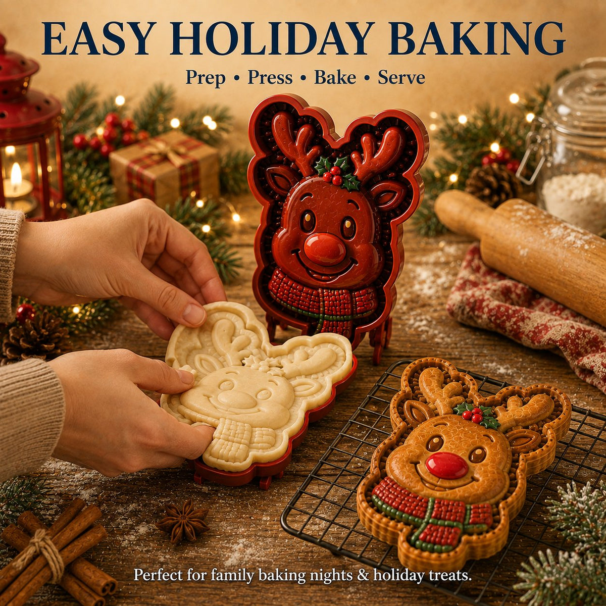 🔥Only $7.99 Last Day Promotion!✨ 🎄16-Design Christmas Mini Pie Mold Collection 🥧
