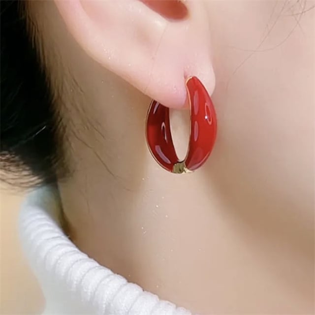 💖Mother's Day Promotion 49% Off -🎁Elegant And Fashionable Hoop Earrings🔥