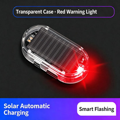 🚨Solar Powered Fake Car Alarm Light