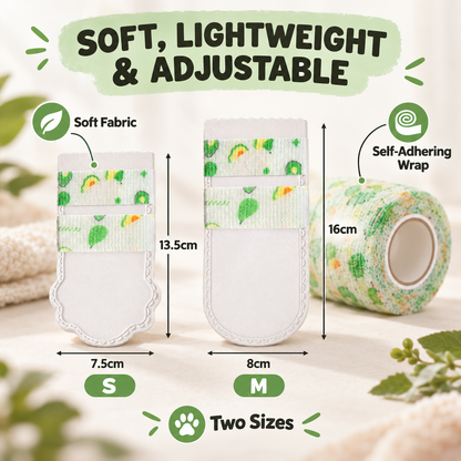 🐾 Keep Muddy Paw Prints Outside—Disposable Dog Paw Covers