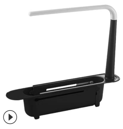✨ Adjustable Telescopic Sink Organizer – Drain, Dry & Declutter