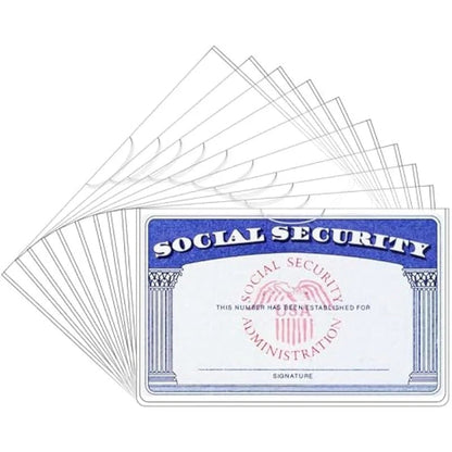 Clear PVC Card Sleeves